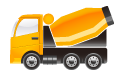 コンクリートミキサー車